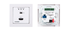 KRAMER WP-20CT 4K60 4:2:0 HDMI & USB–C Wall–Plate Auto Switcher/Transmitter over Long–Reach HDBaseT en internet
