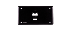 KRAMER WP-789R EU PANEL SET Conjunto de marco y placa frontal de color negro para wall plate WP–789R on internet