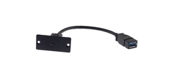 KRAMER I Inserción de placa de pared simple USB-C I WU-CA