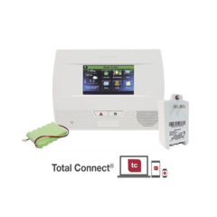 HONEYWELL HOME RESIDEO Panel de Alarma Inalambrico Autocontenido con Pantalla Touch L5210, integrable a casa inteligente usando servicio de Total Connect MOD: L5210-PK-S