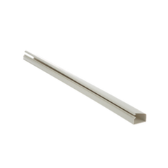 PANDUIT Canaleta LD10 de PVC rígido, con cinta adhesiva para instalación sin herramientas, de 38.4 x 24 x 3048 mm, Color Blanco Mate LD10IW10-A