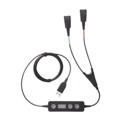 JABRA Jabra Link 265 USB/QD cable de entrenamiento, para conectar 2 diademas simultaneas con puerto USB (265-09) MOD: LINK-265