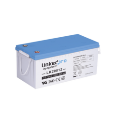 LINKEDPRO BY EPCOM Batería 12 Vcc / 200 Ah / UL / Tecnología AGM-VRLA / Para uso en aplicaciones fotovoltaicas y de emergencia / Terminales T5 LK20012