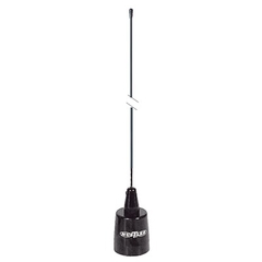 HUSTLER Antena Móvil VHF en Color Negro, Resistente a la corrosión, 3.4 dB de ganancia, 148-174 MHz. LMB-150