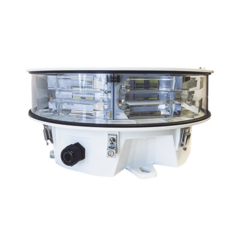 TWR Lámpara de Obstrucción LED Dual Rojo/Blanca de Media Intensidad, Tipo L-864/865 acorde con FAA AC-70/7460-1L, ( 24 V cd). MOD: LONESTAR24VDC