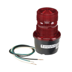 FEDERAL SIGNAL INDUSTRIAL Luz de advertencia LED serie Streamline, 120 Vca, montaje tipo t, rojo MOD: LP3TL120R