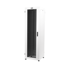 LINKEDPRO BY EPCOM Gabinete para Telecomunicaciones Rack Estándar de 19", 42UR, 600 mm Ancho x 600 mm Profundidad. Fabricado en Acero, Color Blanco MOD: LP-6060-42U-R2W