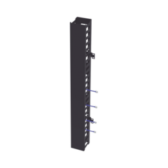 LINKEDPRO BY EPCOM Kit Organizador Vertical de Cable Sencillo para Rack Abierto de 24 Unidades para EIQR3224 y EIRL5524DR. MOD: LPCV-24S-DR