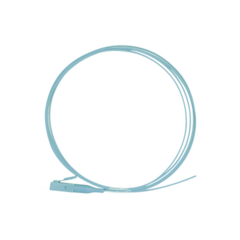 LINKEDPRO BY EPCOM Pigtail de Fibra Óptica Simplex LC, PVC, OM4 50/125, Aqua, 1 metro MOD: LP-FOM4-LC-01