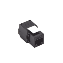 LINKEDPRO BY EPCOM Módulo Jack Keystone Cat6 (toolless), con terminación en ángulo 180 º Color Negro, Compatible con Faceplate y Patchpanel Linkedpro MOD: LP-KJ-610-TTBK