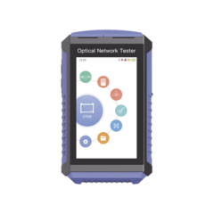 LINKEDPRO BY EPCOM Mini OTDR Touch para pruebas en enlaces fibra Óptica Activos (Prueba de Fibra Viva) / Longitud de Onda en 1625nm / Integra Función OPM / Integra Función VFL / Mapeo de Cables RJ45 / Recargable LP-M-OTDR-LF