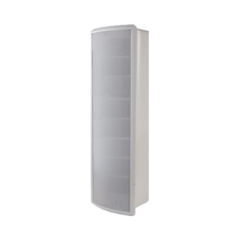 HONEYWELL PAVA Altavoz Tipo Columna para Exterior, Configurable a 40, 20, 10 o 5 Watts, Color Blanco, Fabricado en Aluminio MOD: L-POM40A