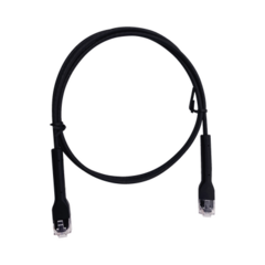 LINKEDPRO BY EPCOM Cable de Parcheo Ultra Slim Con RJ45 Flexible UTP Cat6 - 0.5 m Negro Diámetro Reducido MOD: LP-PSLIM-05BK