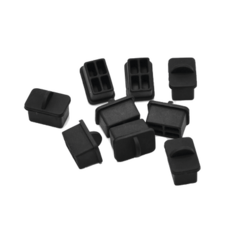LINKEDPRO BY EPCOM Bolsa con 25 piezas de protectores anti-polvo para puerto SFP, color negro MOD: LP-SFP