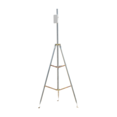 LINKEDPRO BY EPCOM Kit de Montaje de Tripie con Mástil de 3 metros Ideal para instalar Antenas, Radios, Cámaras, etc... MOD: LP-TP-SLM-3
