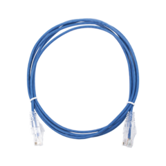 LINKEDPRO BY EPCOM Cable de Parcheo Slim UTP Cat6 - 2 m Azul Diámetro Reducido (28 AWG) MOD: LP-UT6-200-BU28