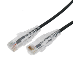 LINKEDPRO BY EPCOM Cable de Parcheo Slim UTP Cat6A - 0.5 m Negro, Diámetro Reducido (28 AWG) MOD: LP-UT6A-05-BK28