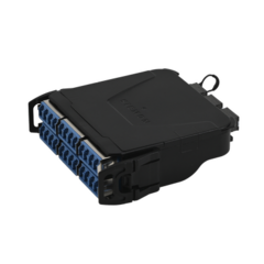 SIEMON Módulo Plug & Play LightVerse, Hasta 24 fibras, Base 8 Hembra, "Shuttered" LC/UPC para fibra Monomodo, STD Loss MOD: LVM24EFLSU-BSUA