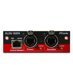M-DANTE-A Allen & Heath Interfaz de Audio 64x64 - Tarjeta potente para grabación y mezcla en vivo