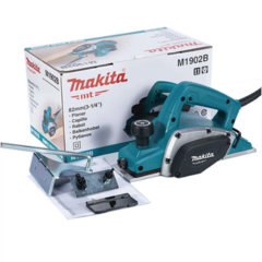 MAKITA Cepillo de 82 mm (3-1/4IN), 16000 RPM 580W, incluye regla guía y piedra para afilar. M1902B