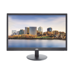 AOC Monitor LED de 24", Resolución 1920 x 1080 Pixeles con Entradas de Video VGA/HDMI. Panel MVA y Altavoces Integrados. Compatible VESA M2470-SWH - buy online