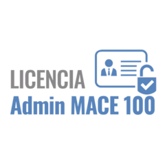 NEDAP Paquete de 100 tarjetas virtuales y servicio de administracion (licencia de 1 año) MACE100