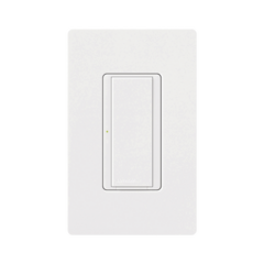 LUTRON ELECTRONICS Maestro Switch, multilocacion / un solo polo, 120V, 8A color blanco MOD: MA-S8AM-WH-S