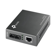 TP-LINK Convertidor Multimedia Mono-modo, 1 puerto RJ45 10/100 Mbps, conector de fibra SC, hasta 20 km MOD: MC110CS