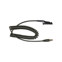 PRYME Cable para auricular HDS-EMB con atenuación de ruido para radios MOTOROLA (MOTOTRBO) XPR6500, XPR6550, DEP450, DEP550, DEP550e, DEP570, DGP-4150, DGP-6150, DGP-8550, DGP-5550, APX-7000/ DP-3400. MOD: MCEM-83