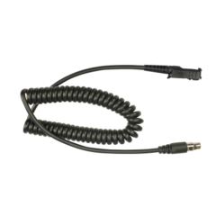 PRYME Cable resistente al fuego (UL-914), para auricular HDS-EMB con atenuación de ruido para radios Motorola MOTOTRBO™ SLIM DP2400, DP2600, XPR3300, XPR3500, DP3441. MOD: MCEMM-11