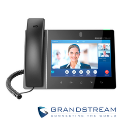 GRANDSTREAM Video teléfono IP empresarial Android con pantalla táctil (1280x800) hasta 16 líneas y 16 cuentas SIP GXV3380
