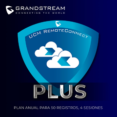 GRANDSTREAM Licencia anual Plus Remote Connect 50 usuarios y 8 sesiones concurrentes, para UCM63XX / UCM63XXA UCMRC-PLUS