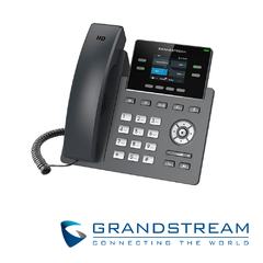 GRANDSTREAM Teléfono IP Grado Operador, 4 líneas SIP con 2 cuentas, pantalla a color 2.4", PoE, codec Opus, IPV4/IPV6 con gestión en la nube GDMS GRP2612P