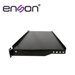 ENSON CHAROLA PARA RACK FIJACION FRONTAL A DOS PUNTOS SOLIDA DE 1 UNIDAD DE RACK 19 X 10 PULGADAS COMPATIBLE CON RACKS Y GABINETES ENSON ENS-RTR1U-2