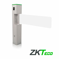 ZKTECO Torniquete Tipo Bandera / Fabricado en Acero / Hoja de Cristal Templado / Acabado de Lujo / Iluminación LEDs / Base para Lectora SBT1000S