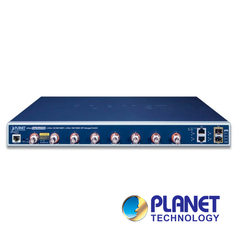 Switch PoE sobre coaxial administrable de 8 puertos 2 puertos 10/100/1000 2 puertos 100/1000 SFP | LRP-822CS