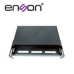 ENSON CAJA DE DISTRIBUIDOR DE FIBRA OPTICA ENSON ENS-MDF8003 PARA DOS MODULOS COMPATIBLE CON MINI PANEL ENS-PA6LCMM Y ENS-PA12LCMM ENS-MDF8003