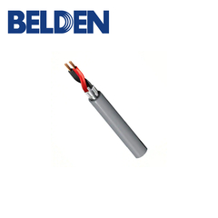 BELDEN CABLE DE AUDIO COMERCIAL Y DE SEGURIDAD BELDEN 5200FE 008100 FORRO PVC GRIS CMR RISER 2C/16AWG 2 CONDUCTORES CALIBRE 16 AWG MULTIFILAR BLINDADO 100% COBRE USO INTERIOR ESPECIAL PARA APLICACIONES SISTEMAS DE SEGURIDAD, INTERCOMUNICADOR / AUDIO / ALTAVOZ ENTORNO RUIDOSO BOBINA 1000 PIES 305 METROS 5200FE 0081000