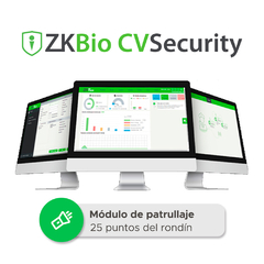 ZKTECO LICENCIA BIO CVSECURITY MODULO DE PATRULLAJE ZKCV-PAT-P25 PERMITE PONER 25 PUNTOS DEL RONDIN PERMANENTE COMPARIBLE CON PANEL INBIO PRO ZKVC-PAT-P25