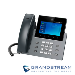 GRANDSTREAM Videoteléfono IP pantalla táctil con android de 16 líneas, doble puerto Gigabit, PoE/PoE+ GXV3350