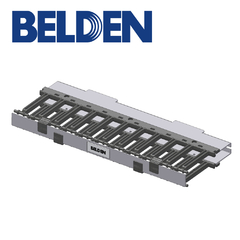 BELDEN ORGANIZADOR HORIZONTAL BELDEN BHH191UR 1UR DEDOS MOLDEADOS DE ACERO Y PLASTICO NEGRO BHH191UR