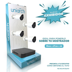 UNIARCH BY UNV EXHIBIDOR UNIARCH 35 CM ANCHO, 67 CM ALTO Y 46 DE PROFUNDIDAD. MATERIAL CARTON UNIH01