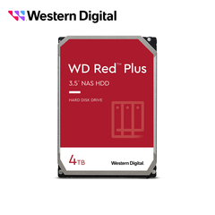 WESTERN DIGITAL DD DISCO DURO WD RED PLUS 3.5 SATA 4TB CACHE 256MB 5400RMP ESPECIAL PARA ALMACENAMIENTO Y NAS WD40EFPX