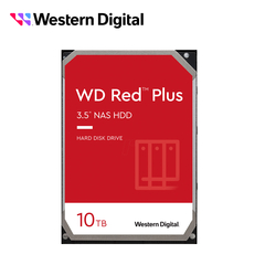 WESTERN DIGITAL DD DISCO DURO WD RED PLUS 3.5 SATA 10TB CACHE 256MB 7200RMP ESPECIAL PARA ALMACENAMIENTO Y NAS WD101EFBX