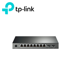 TP-LINK Switch PoE JetStream SDN Administrable 8 puertos 10/100/1000 Mbps + 2 puertos SFP, 8 puertos PoE, 61W, administración centralizada OMADA SDN TL-SG2210P