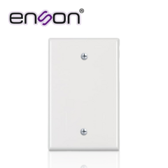 ENSON TAPA CIEGA PARA CAJAS RECTANGULARES ESTÁNDAR, COMPATIBLE CON CAJAS THORSMAN, ENSON ENS-948 BLANCO, INCLUYE TORNILLOS. ENS-948