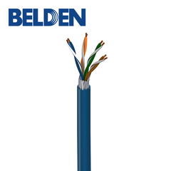 BELDEN CABLE FTP CAT5E+ PLENUM BELDEN 1213F D15A1000 FORRO PVC AZUL CMP 4 PARES 350MHZ CALIBRE 24 AWG 100% COBRE USO INTERIOR IDEAL PARA INSTALACIONES DE SEGURIDAD, CCTV, VIDEO, DATOS, REDES ETHERNET BOBINA 1000 PIES 305 METROS_x000D_ 1213F D15A1000