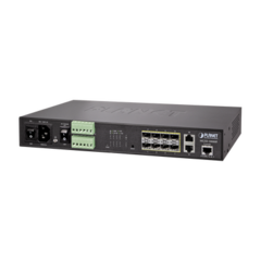 PLANET Switch Administrable L2, 8 puertos 100/1000X SFP, 2 puertos 10/100/1000T MOD: MGSD-10080