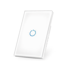 SFIRE (ZWAVE) Interruptor On/Off panel táctil touch inalámbrico Zwave Plus 1 boton. Compatible con Hubitat HC8, Álula M2M, otro MHS511