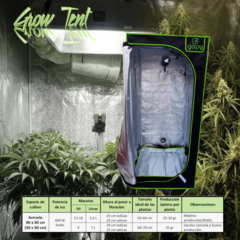 GAPY Tienda Indoor Hidropónica Calidad Premium, Armario de Cultivo para Interior, Grow Tent 80*80*180 cms Mylar 600 D de Alta Densidad. Fácil de Instalar, máxima Calidad y Durabilidad - tienda en línea